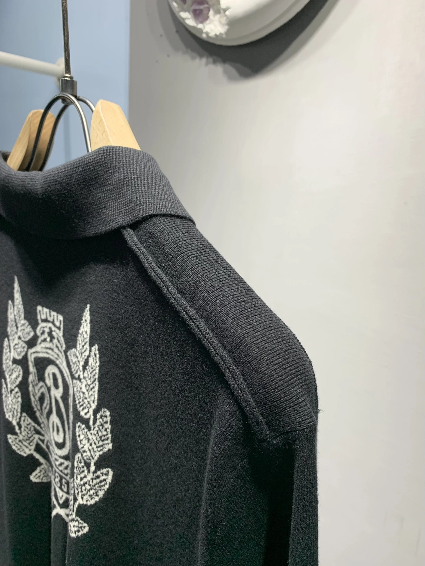 wg.luxury-- 2ur25rry 2025ss Polo Cotton wool oversized 2colour item:E-F509L1810-2H